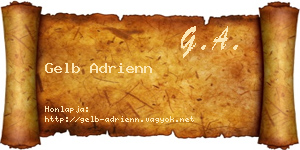Gelb Adrienn névjegykártya
